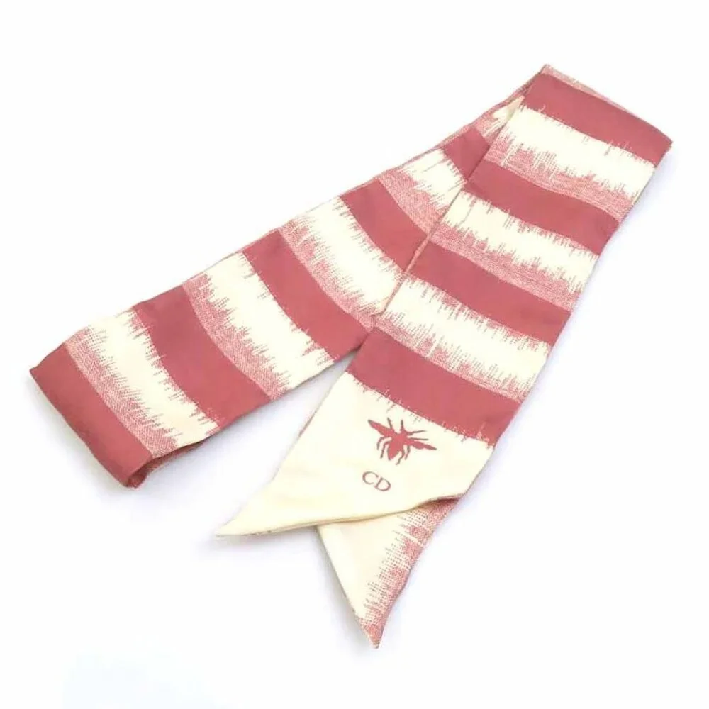 Christian Dior Twilly Red Scarf